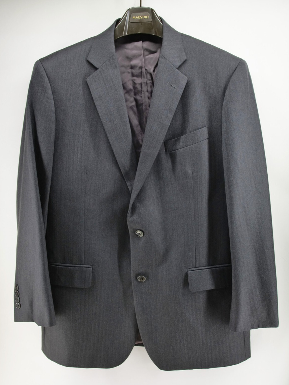Brooks Brothers Madison 1818 45L W40 Sport Coat Blazer Gray Jacket Wool Saxxon